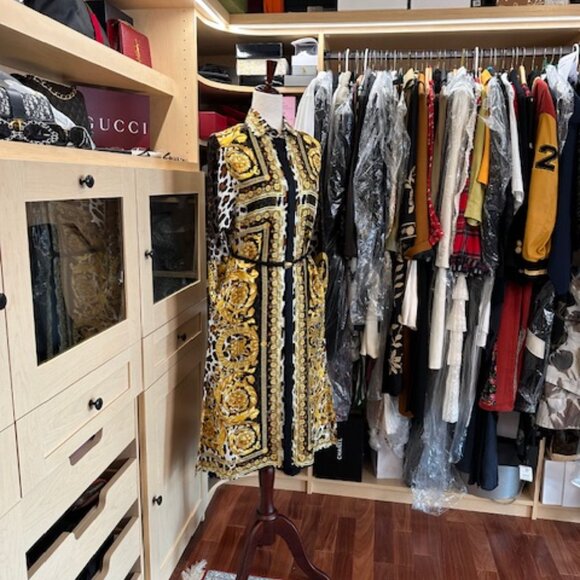 Versace Midi Length Dress Size 40 Brand New with Tags - Picture 2 of 12